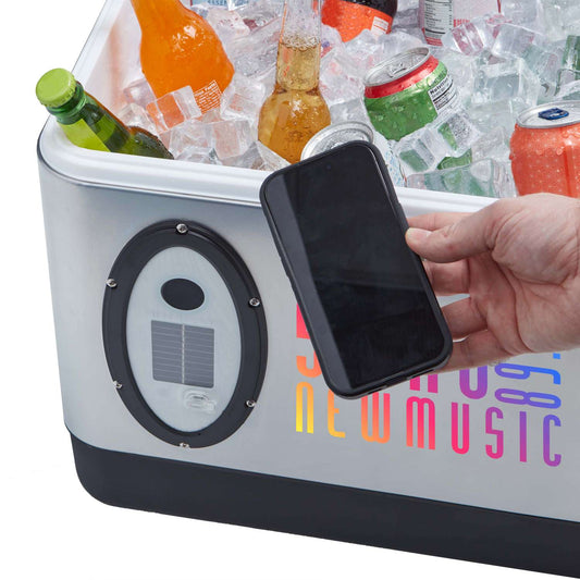 Sasquatch 54QT Bluetooth Music Cooler, Front Imprint