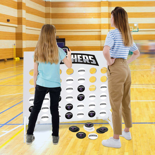 Giant 4-In-A-Row, 42 Discs (Single-Sided)