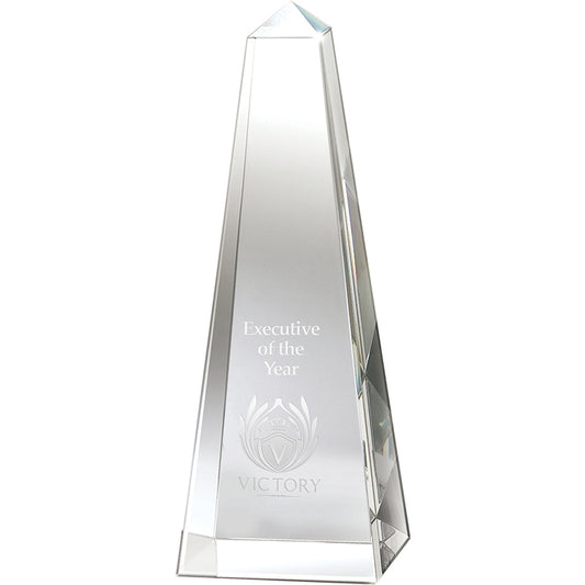 Clear Dolmen II Medium Crystal Obelisk