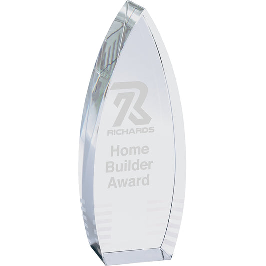 Clear Parma Crystal Tower Award