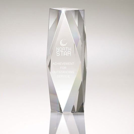 Clear Zyra II Medium Crystal Tower
