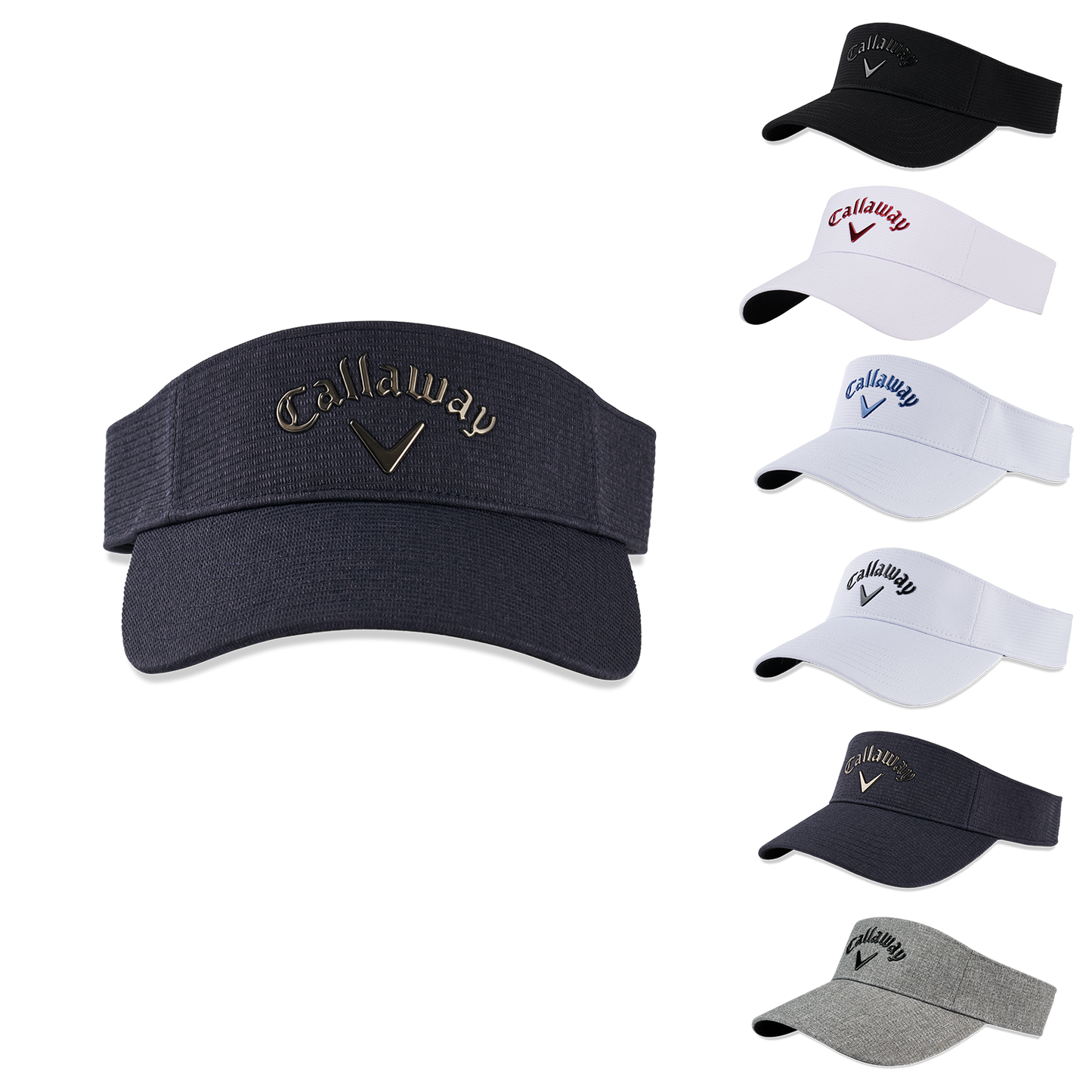 Black Callaway Liquid Metal Visor