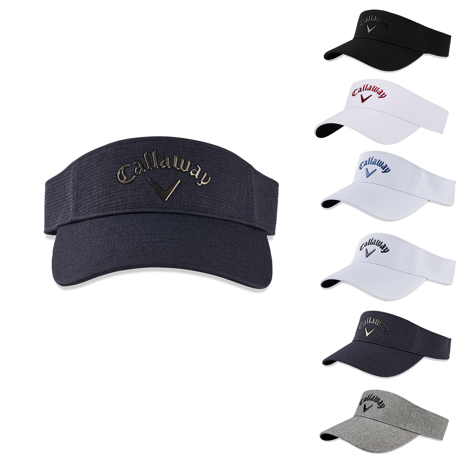 Black Callaway Liquid Metal Visor