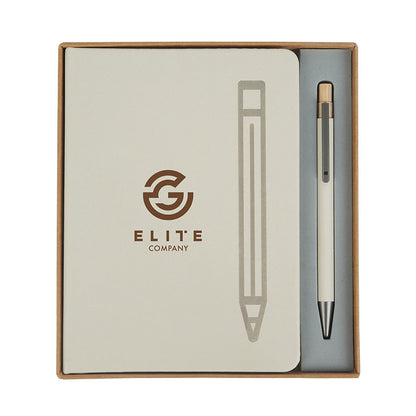 Manhattan II Gift Set w/ Magnetic Journal & Recycled Pen
