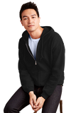Black Gildan® Heavy Blend™ Adult Full-Zip Hooded Sweatshirt  - S