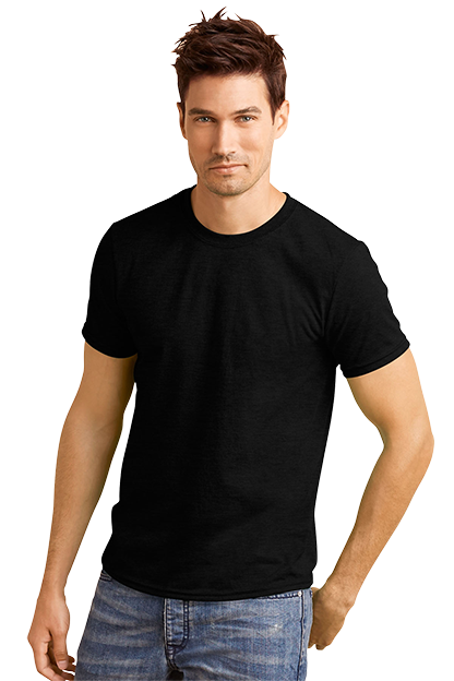 Black Gildan® Softstyle® Adult T-Shirt  - S