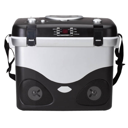 Silver CD / SPKR / AM/FM Radio Cooler