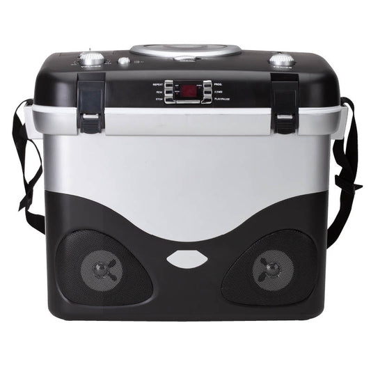 Silver CD / SPKR / AM/FM Radio Cooler