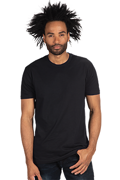 Black Unisex Cotton Tee  - XS