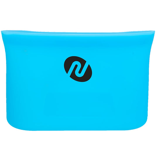 Front View of Blue Zili Silicone Food Storage Bag 8oz