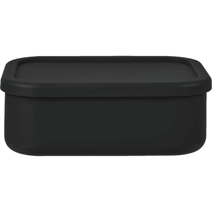 Front View of Black Zili Silicone Storage Container 44oz