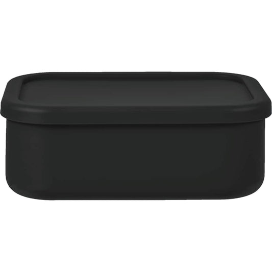 Front View of Black Zili Silicone Storage Container 44oz