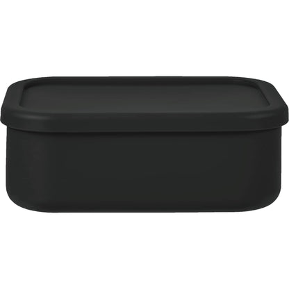Front View of Black Zili Silicone Storage Container 44oz