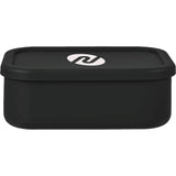 Front View of Black Zili Silicone Storage Container 44oz