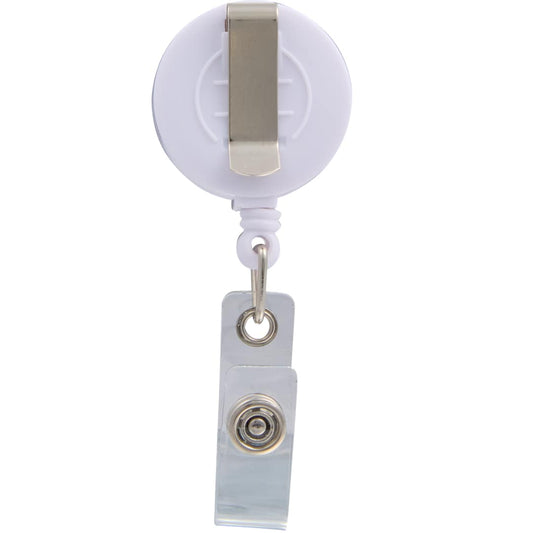 Rear View of Natural Bamboo Badge Holder