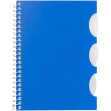 Front View of Black FSC® Recycled 4” x 6” Multitask Notebook