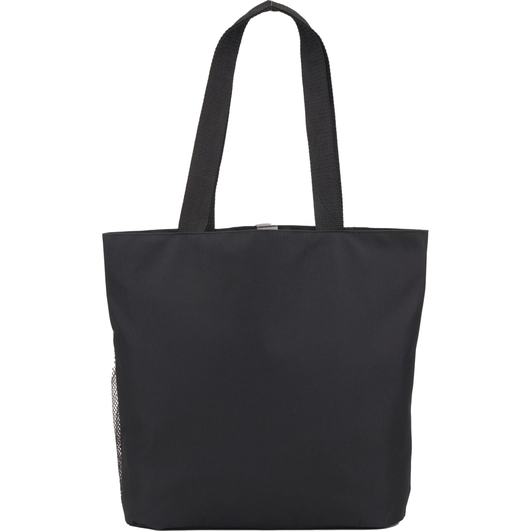 Rear View of Black All-Purpose RPET Tote