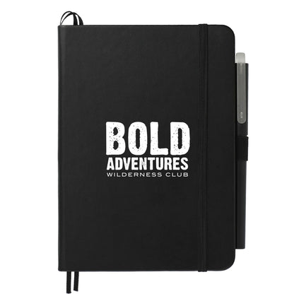 5" x 7" Recycled Bulleting Bound Notebook w Pen