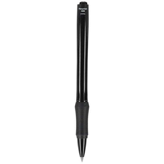 Right View of Black Slim Recycled ABS Gel Pen
