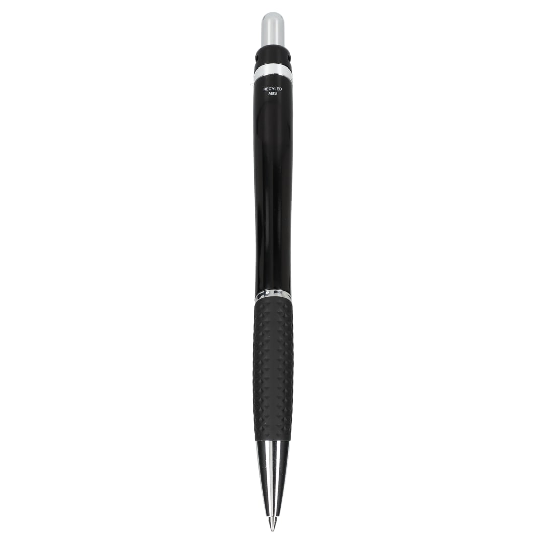 Right View of Black Pivot Recycled ABS Gel Pen