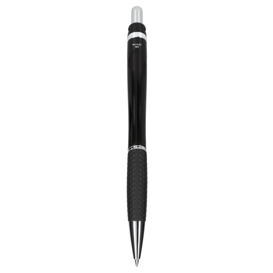 Right View of Black Pivot Recycled ABS Gel Pen