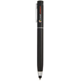 Front View of Black 3-in-1 Tech Cleaning Stylus Gel Pen
