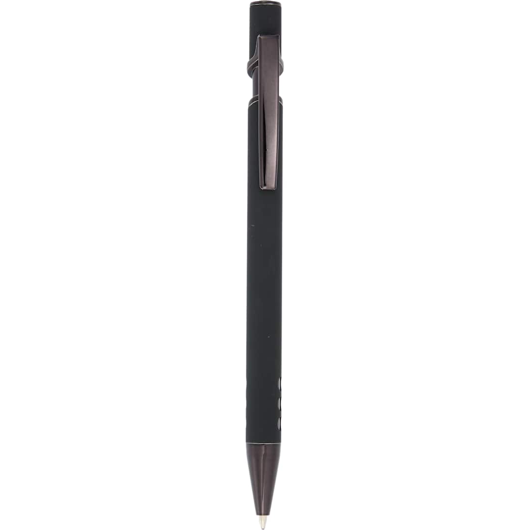 Rear View of Black Vera Recycled Aluminum Gel Pen?