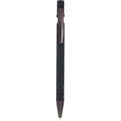 Rear View of Black Vera Recycled Aluminum Gel Pen?
