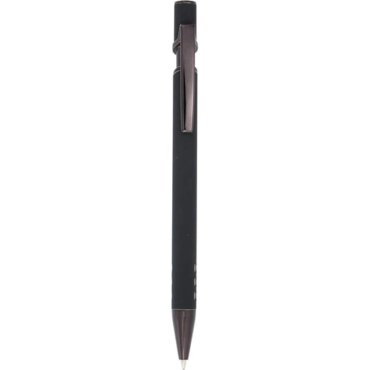 Rear View of Black Vera Recycled Aluminum Gel Pen?