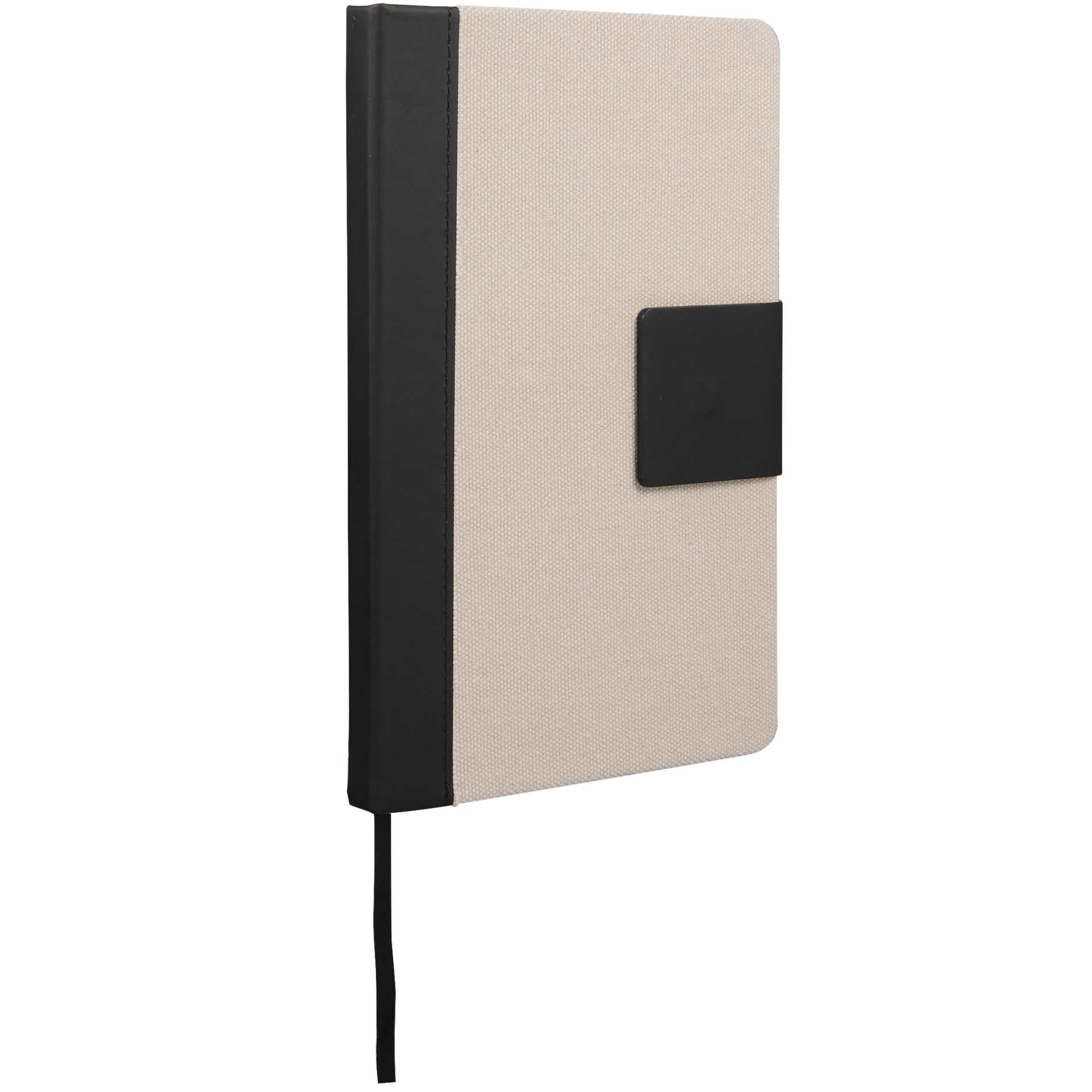 Tan 5.5" x 8.5" FSC® Recycled Canvas Bound Notebook