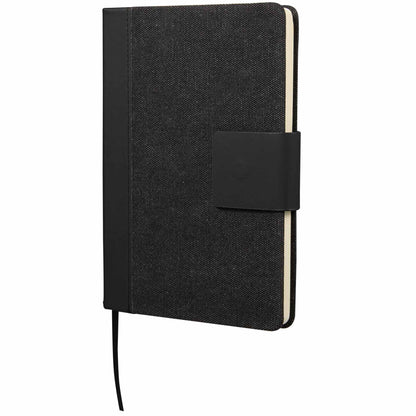 5.5" x 8.5" FSC® Recycled Canvas Bound Notebook