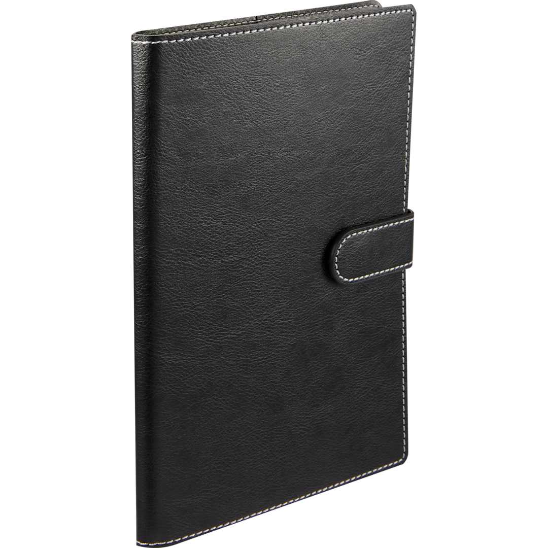 Black 5.5" x 8.5" Recycled Refillable Journal