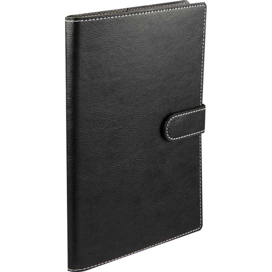 Black 5.5" x 8.5" Recycled Refillable Journal