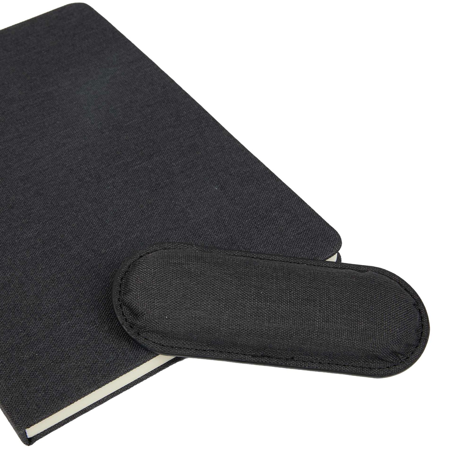 Black 5.5" x 8.5" FSC® Recycled Mouse Pad Bound Notebook