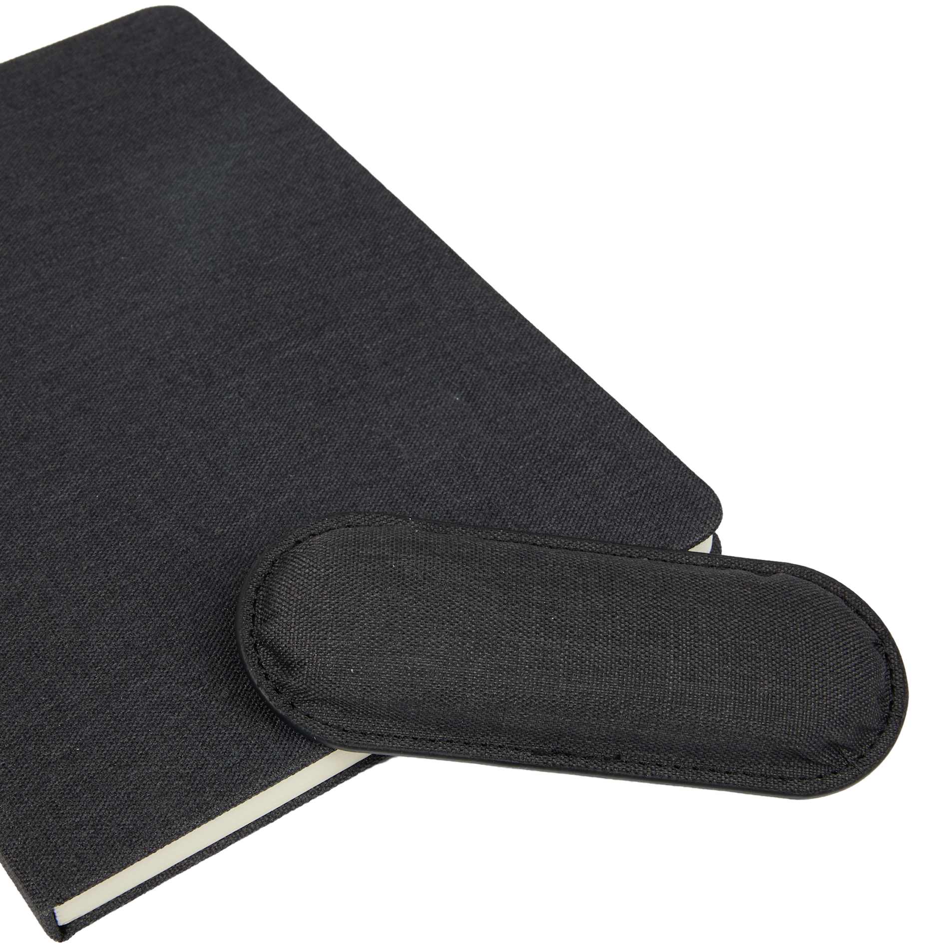 Black 5.5" x 8.5" FSC® Recycled Mouse Pad Bound Notebook