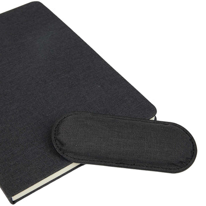 Black 5.5" x 8.5" FSC® Recycled Mouse Pad Bound Notebook