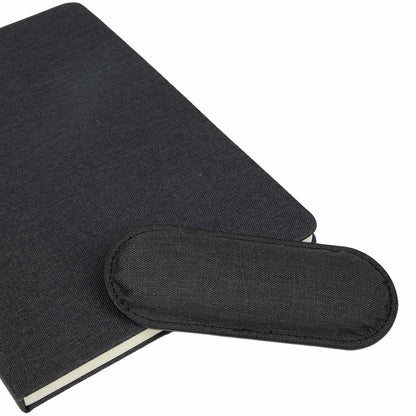 Black 5.5" x 8.5" FSC® Recycled Mouse Pad Bound Notebook