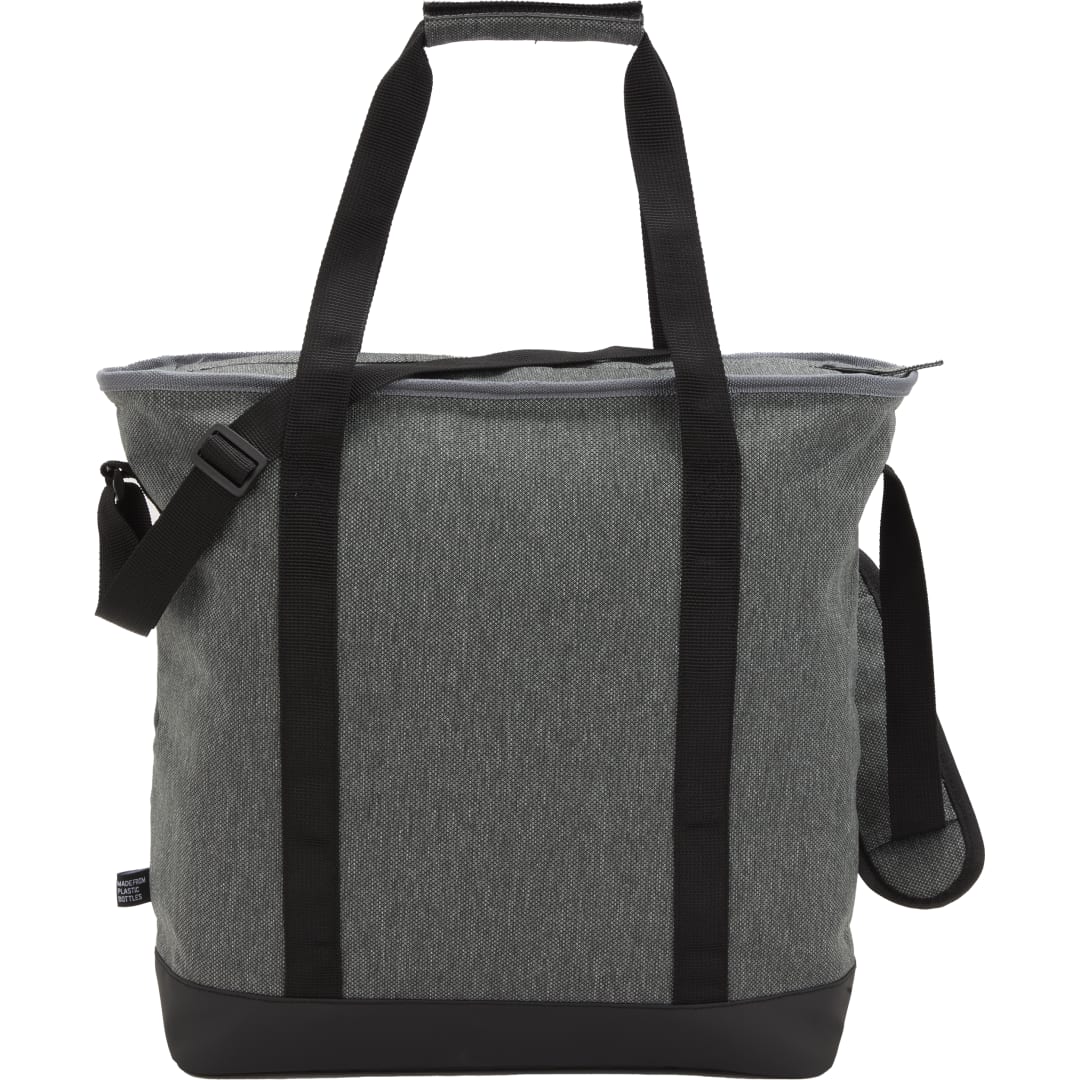 Rear View of Gray Vila Recycled 30 Can Tote Cooler
