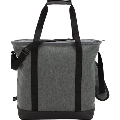 Rear View of Gray Vila Recycled 30 Can Tote Cooler