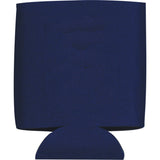 Front View of Black 12oz Collapsible Can Insulator