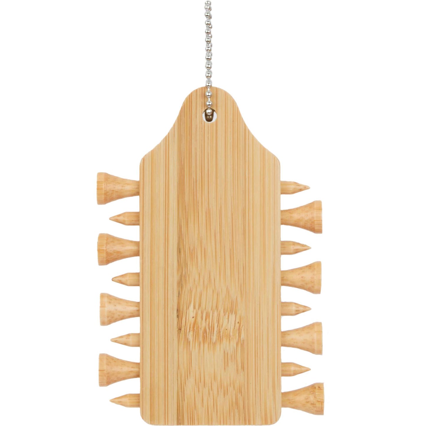 Front View of Natural Bamboo Golf Buddy