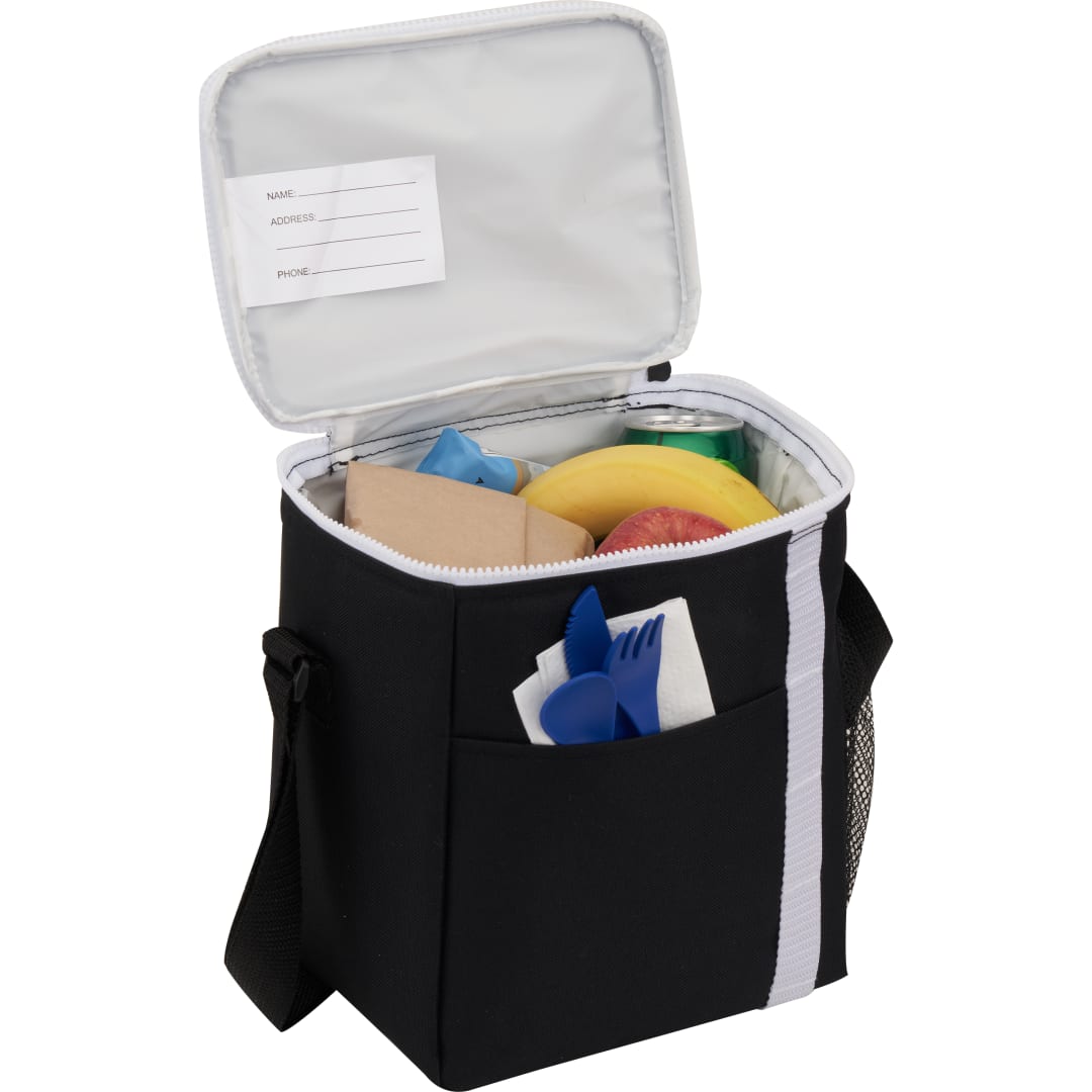 Black Accent Recycled 12 Can Lunch Cooler