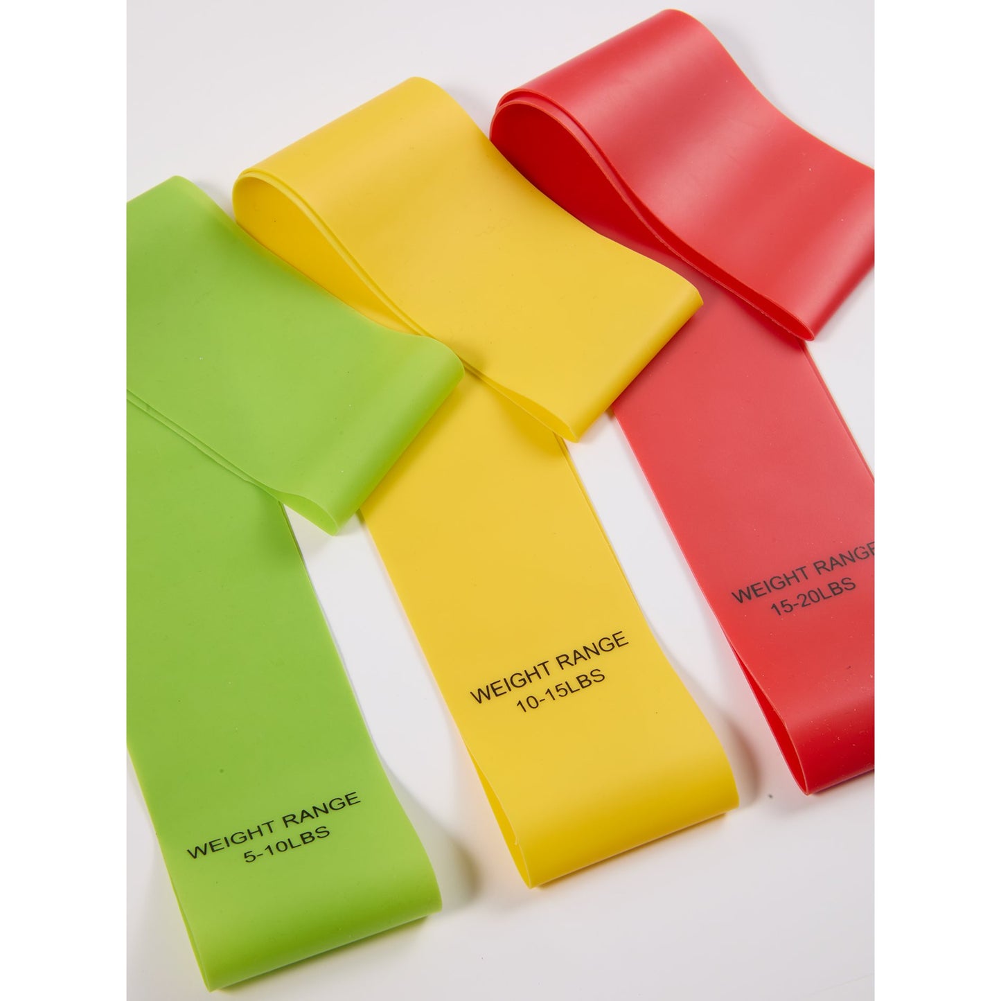 Black 3-Piece Resistance Band Set