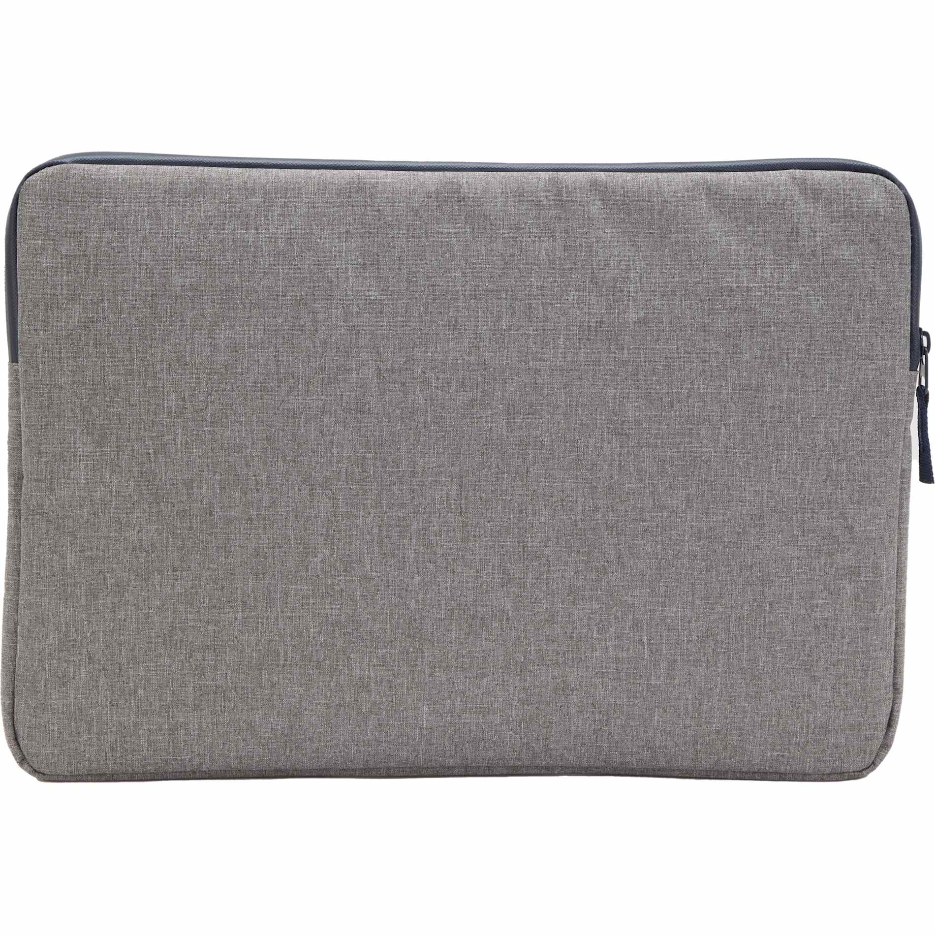 Rear View of Gray Angle Recycled 17" Laptop Sleeve