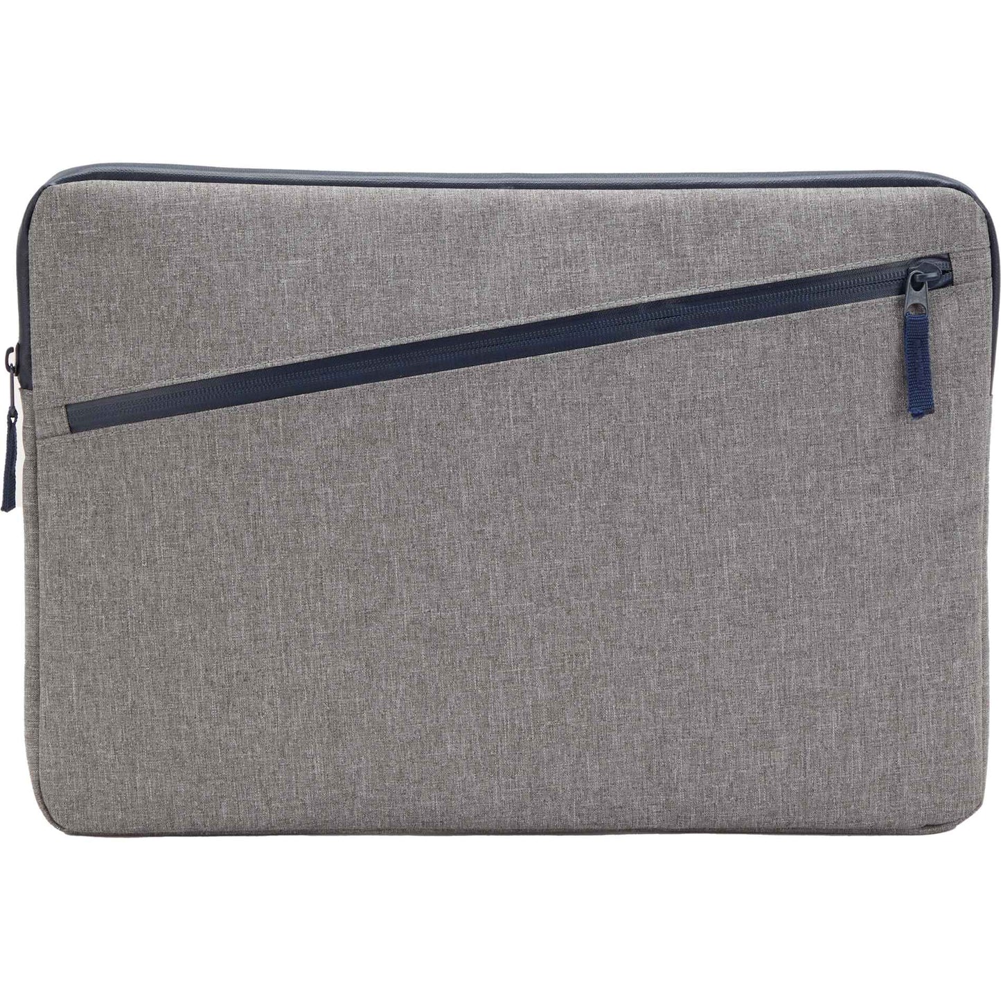 Front View of Gray Angle Recycled 17" Laptop Sleeve