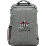 Front View of Gray Vila Recycled 15" Commuter Backpack