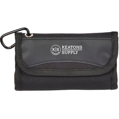 Front View of Black 19-Piece Tool Set with rPET Case