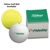 White Titleist Custom 1-Golf Ball Box