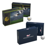 White Titleist Custom Dozen with Custom Sleeves