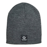 Front View of Grey Wolverine Knit Work Beanie  - O/S